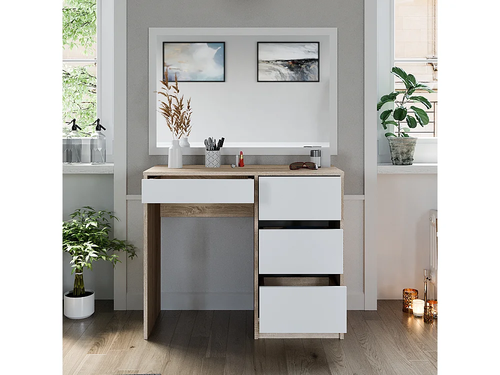 Coiffeuse sonoma 90x40x75 sherry