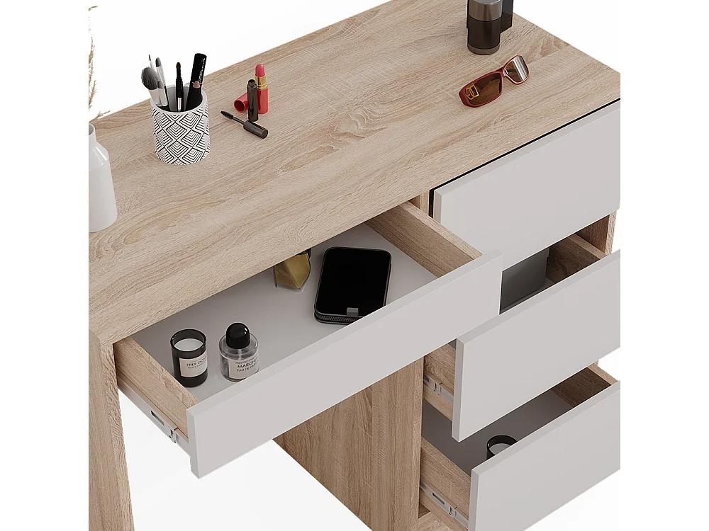 Coiffeuse sonoma 90x40x75 sherry