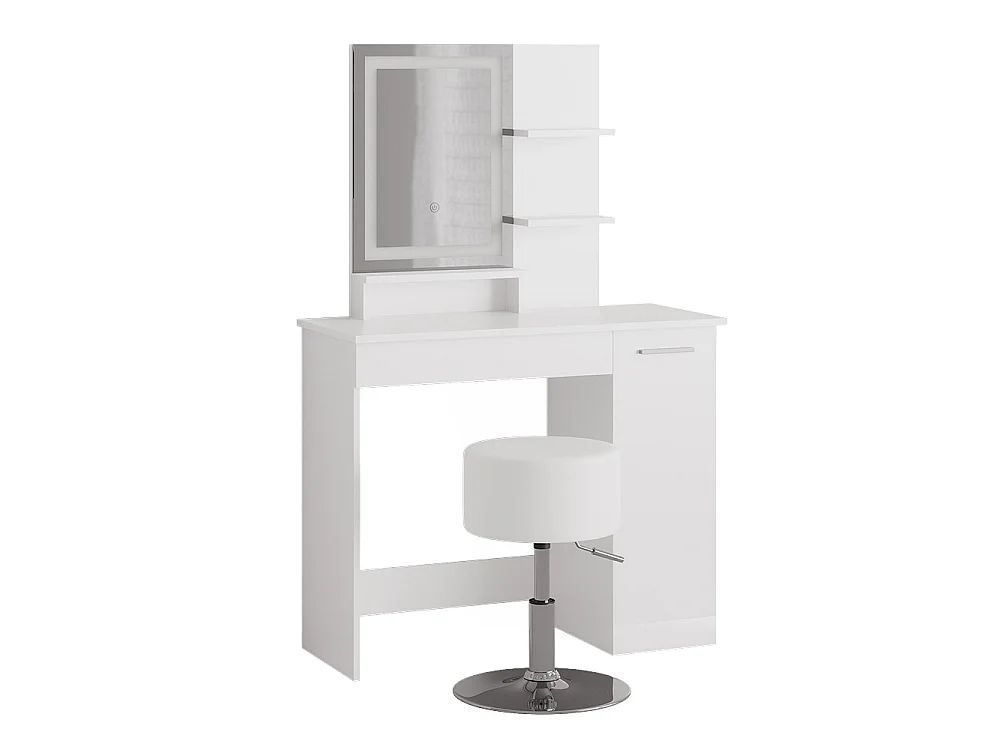 Coiffeuse blanc 90x38x137.5 julia