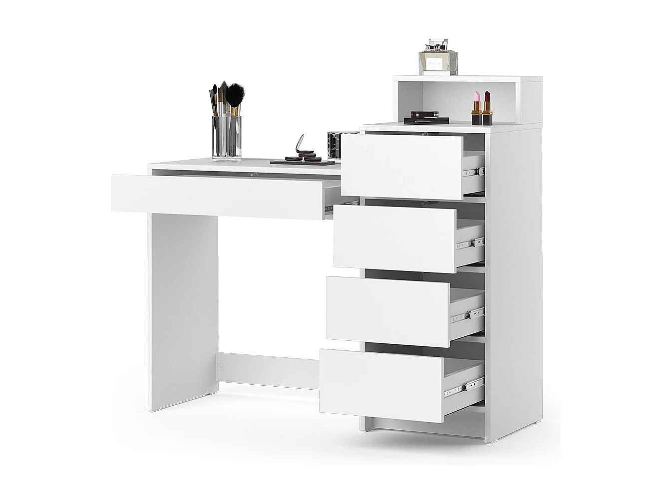 Coiffeuse blanc 110.5x40.3x100.6 naara