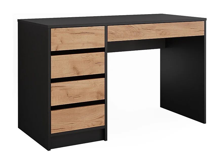 Dressing table anthracite/golden oak 120x55x75 sherry