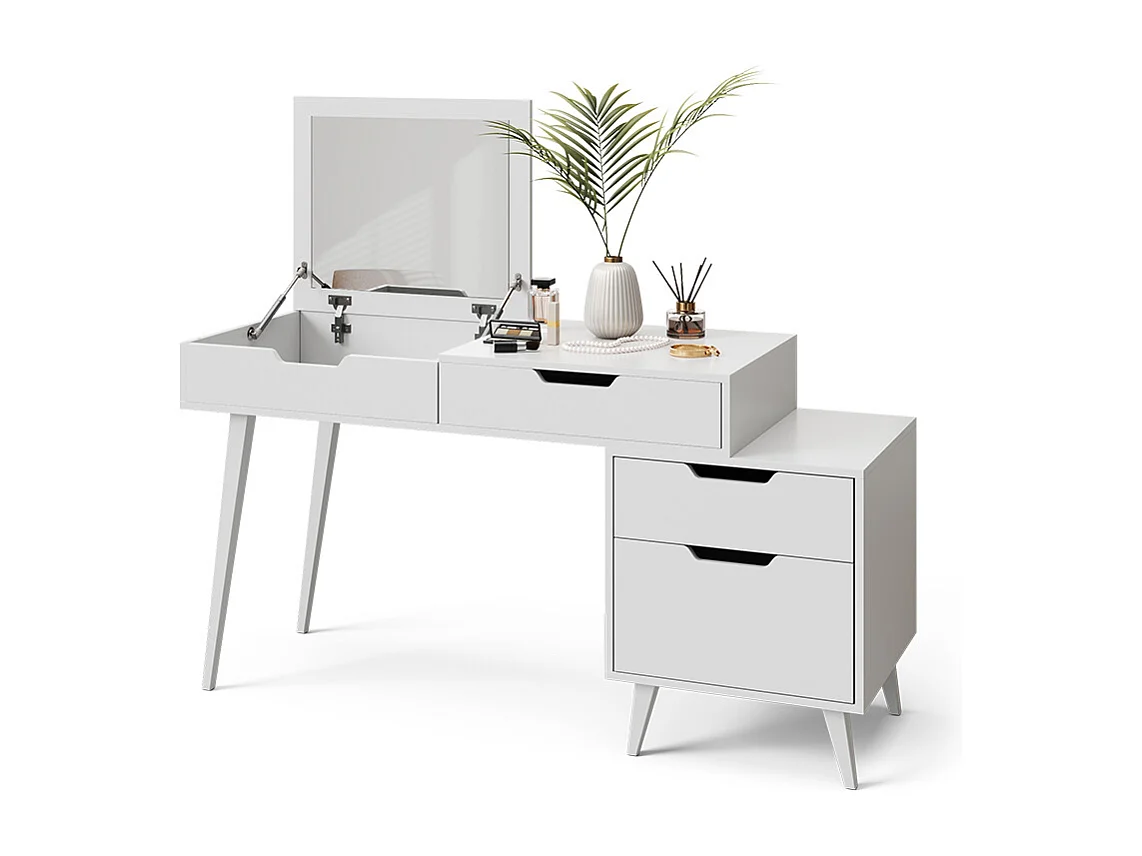 Schminktisch weiß 145x50x125.5 judy