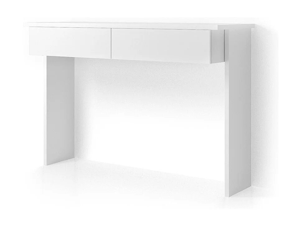 Coiffeuse blanc 120x40x83 azur