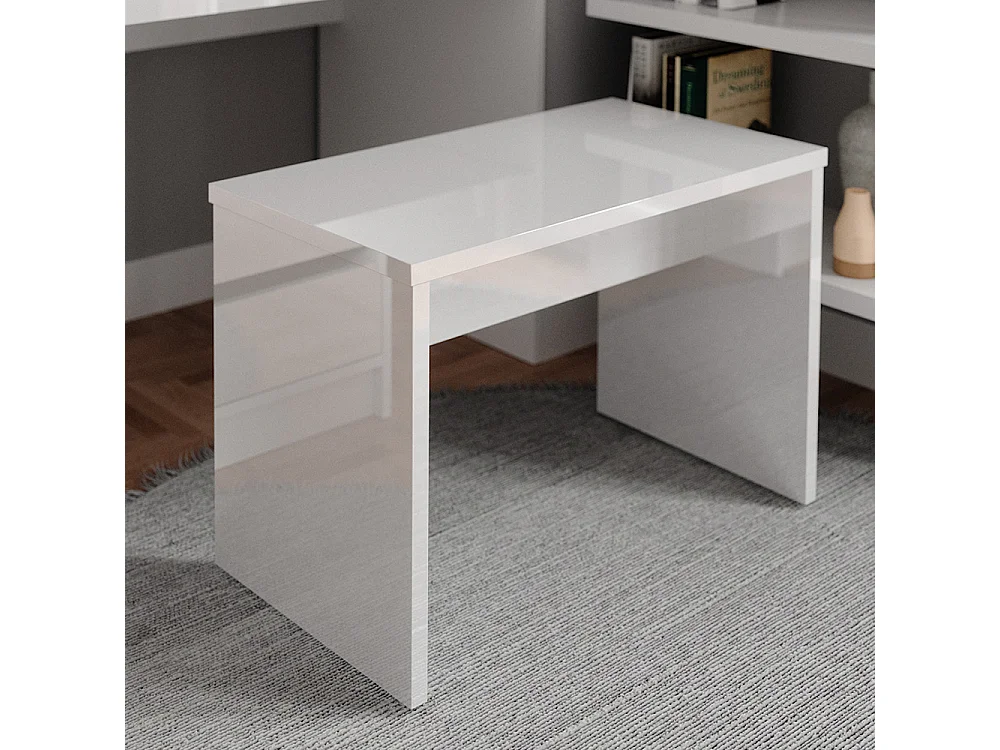 Banqueta blanco 90x35x46 viola