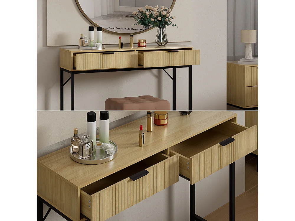 Dressing table oak 100x30x75 lennox