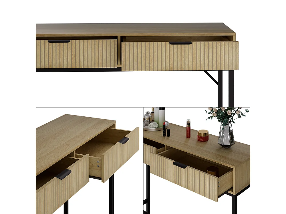 Dressing table oak 100x30x75 lennox