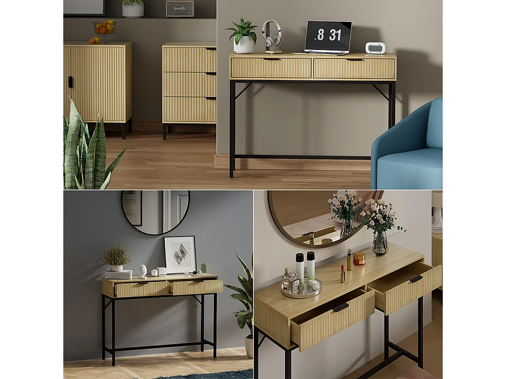 Dressing table oak 100x30x75 lennox