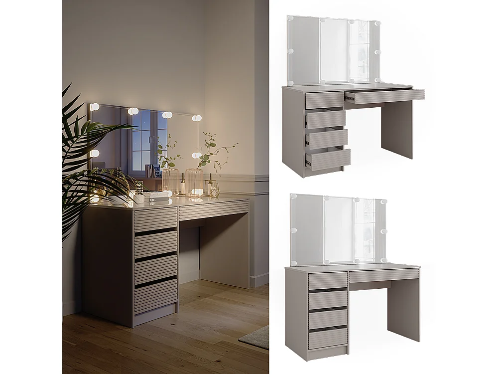 Tocador cachemira 120x55x75 sherry