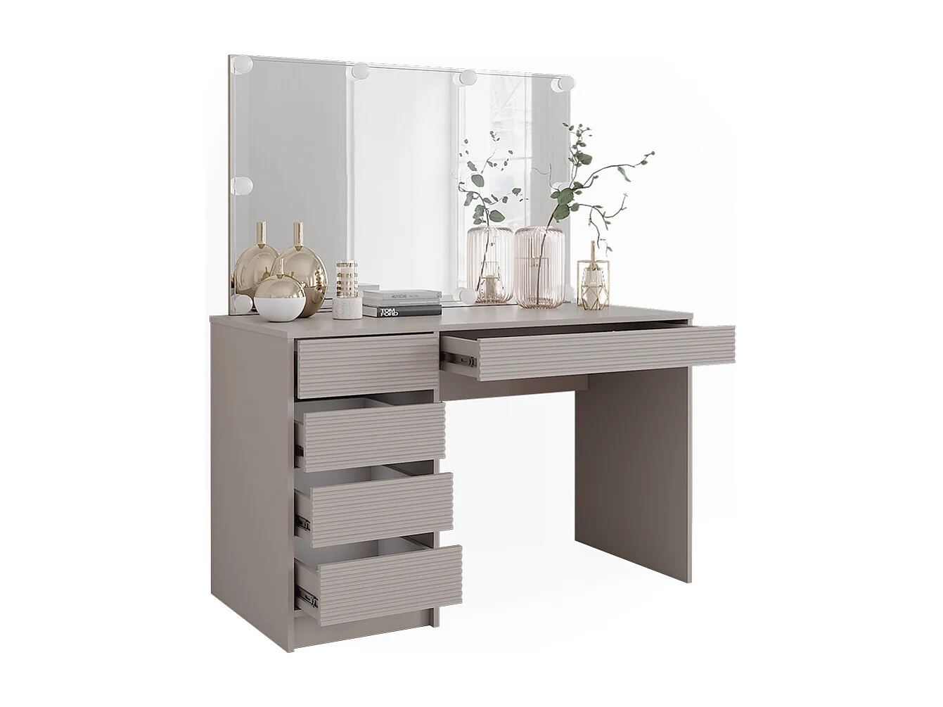 Coiffeuse cachemire 120x55x75 sherry