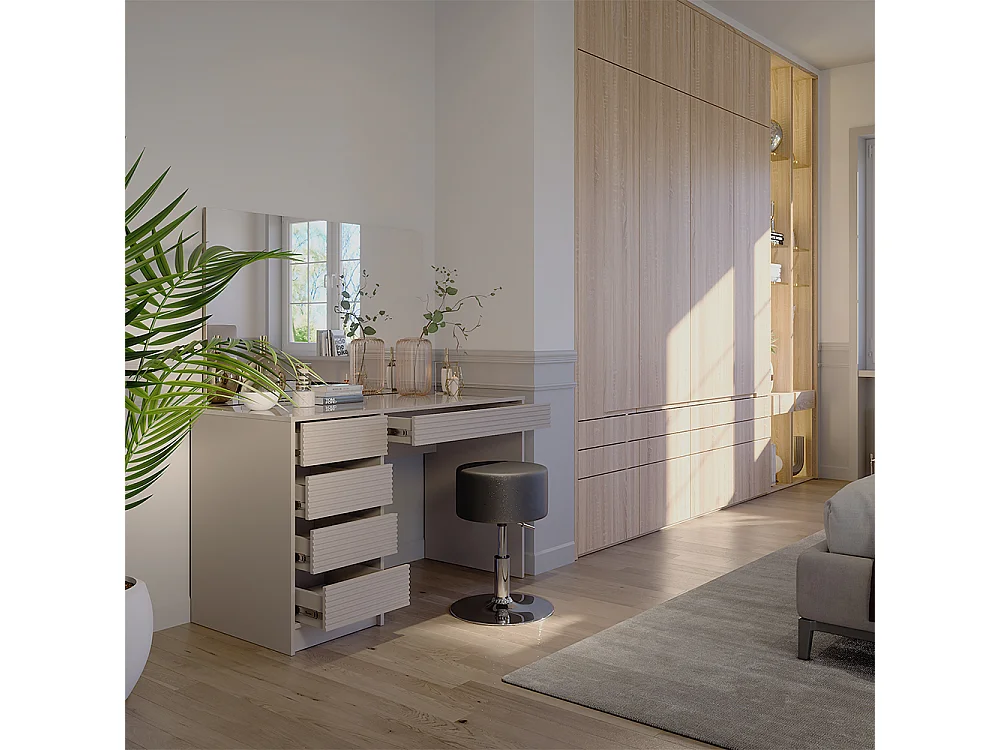 Tocador cachemira 120x55x75 sherry