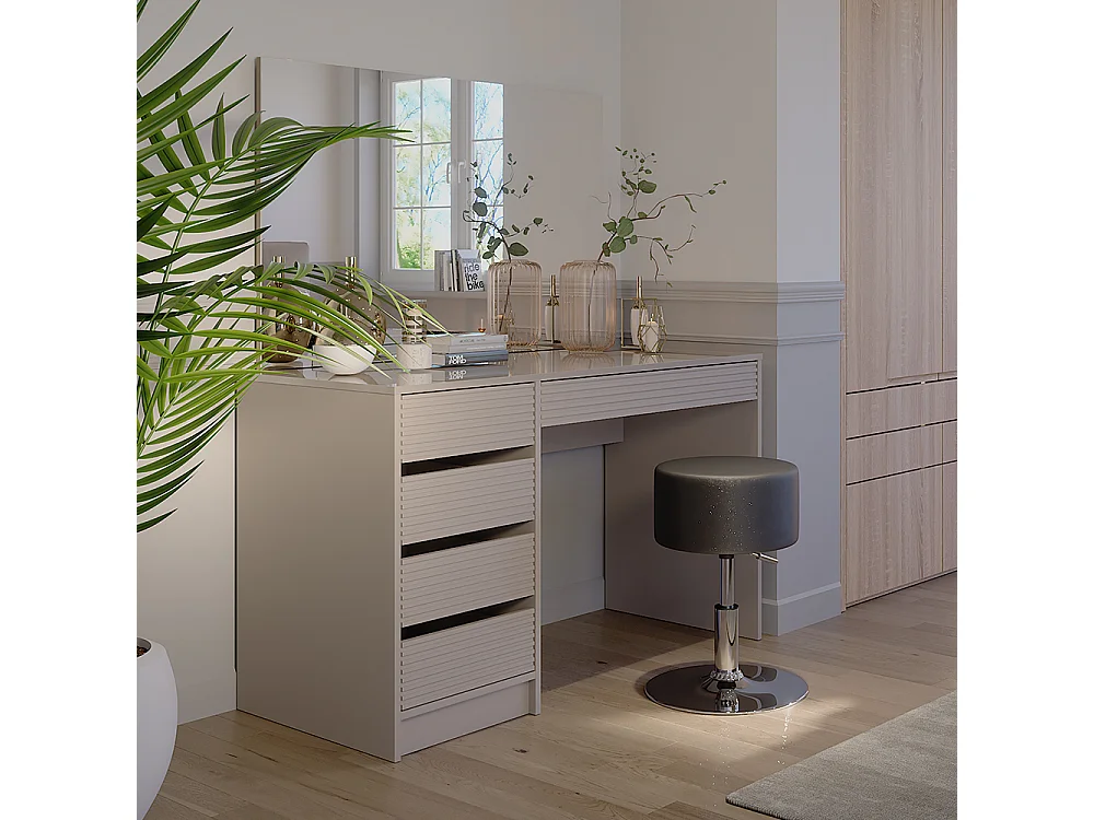 Coiffeuse cachemire 120x55x75 sherry