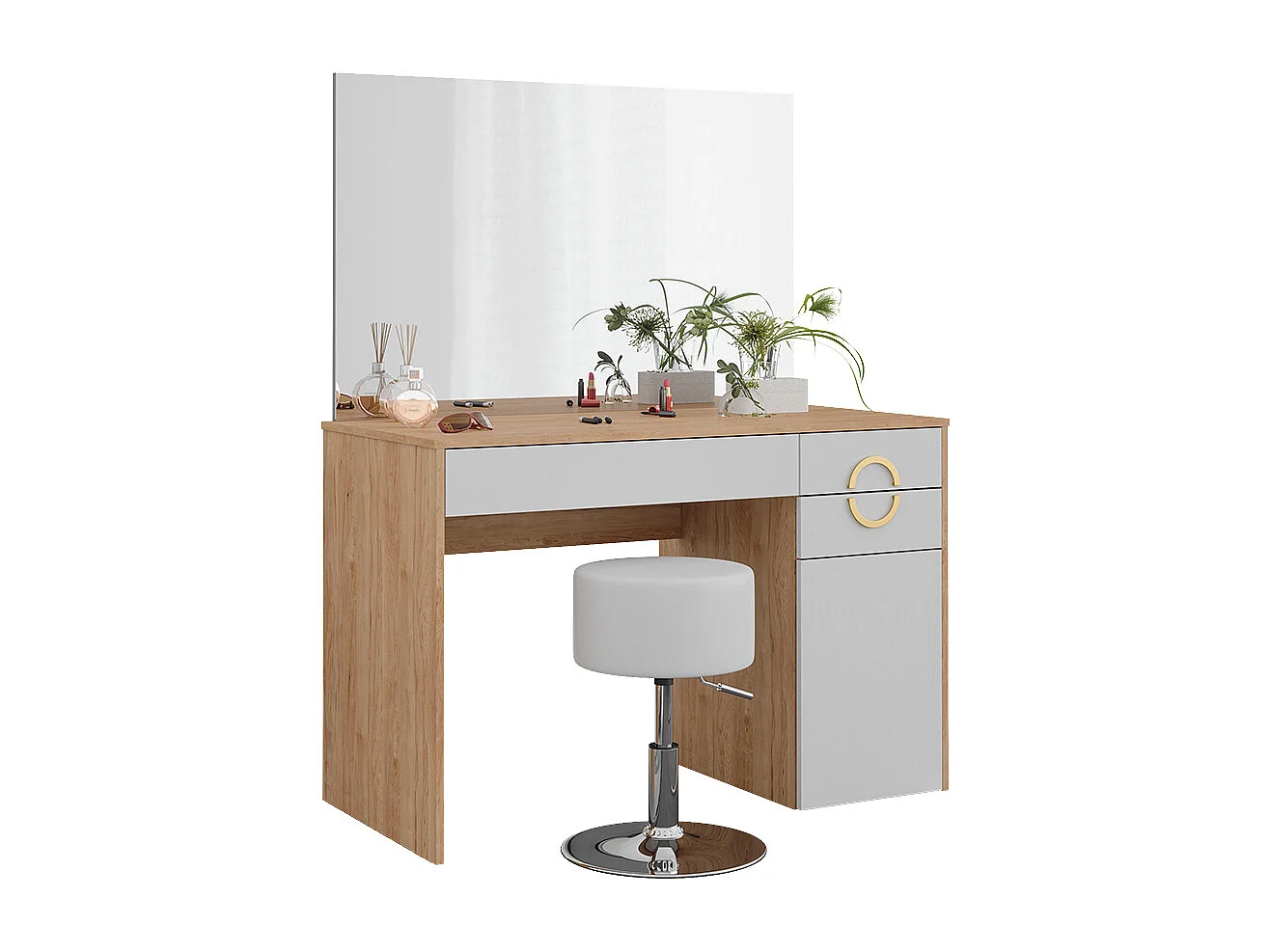 Tocador rockford hickory natural 115x55x76.4 adela