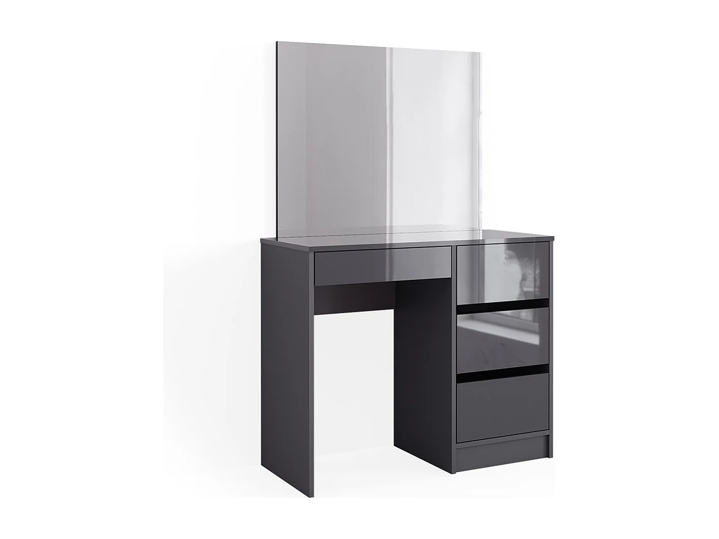 Coiffeuse anthracite 90x40x75 sherry