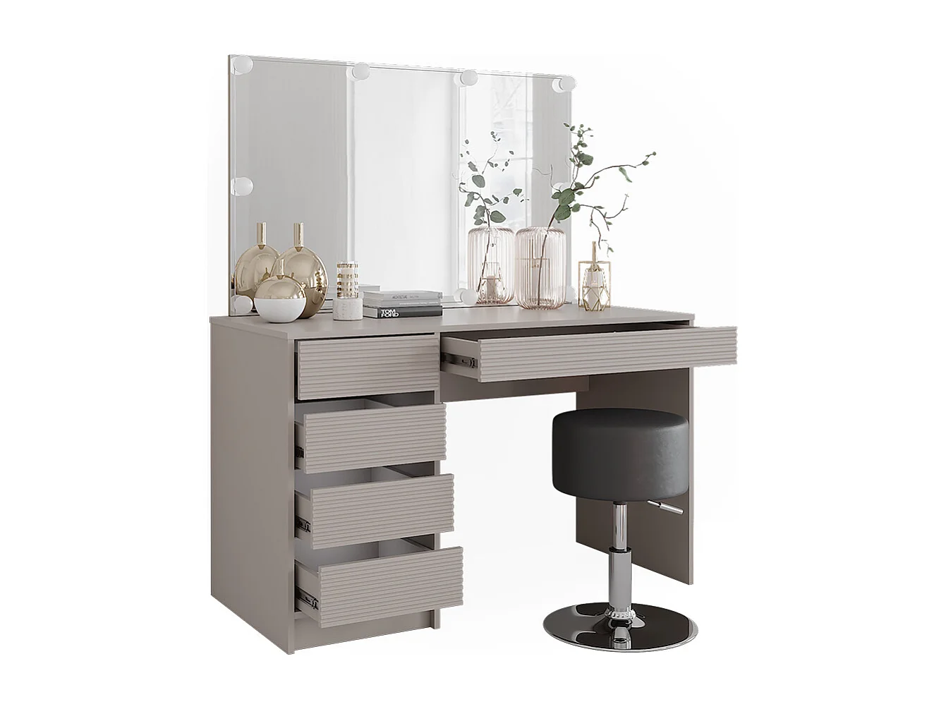 Dressing table cashmere 120x55x75 sherry