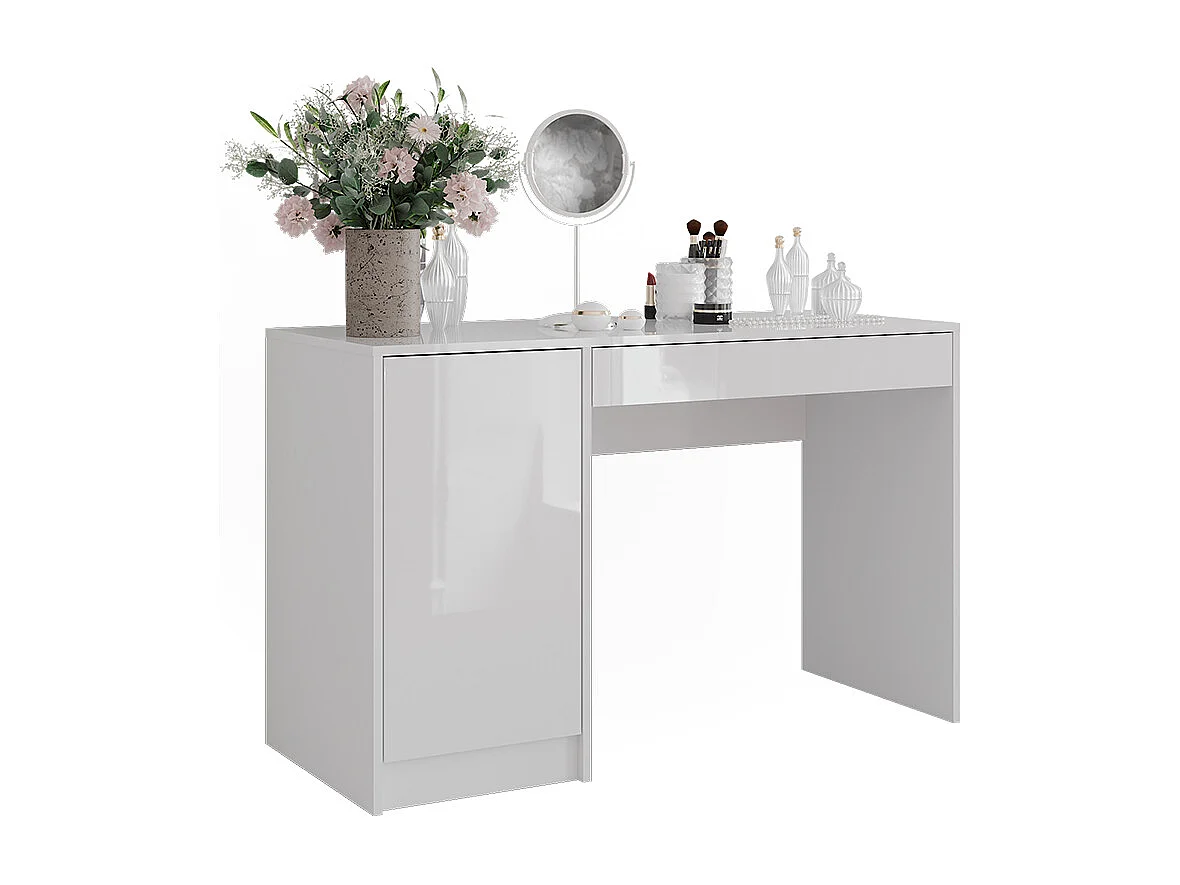 Vanity white/white high gloss 119.8x50.1x76 sherry