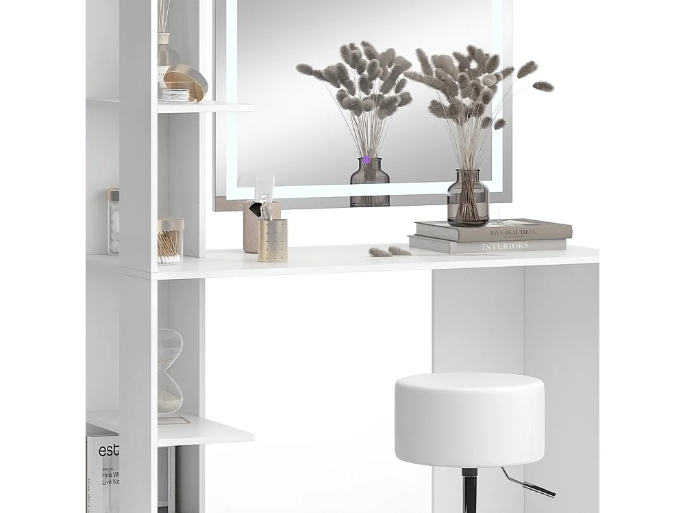 Vanity table blanc 122.2x55.2x75.8 tower