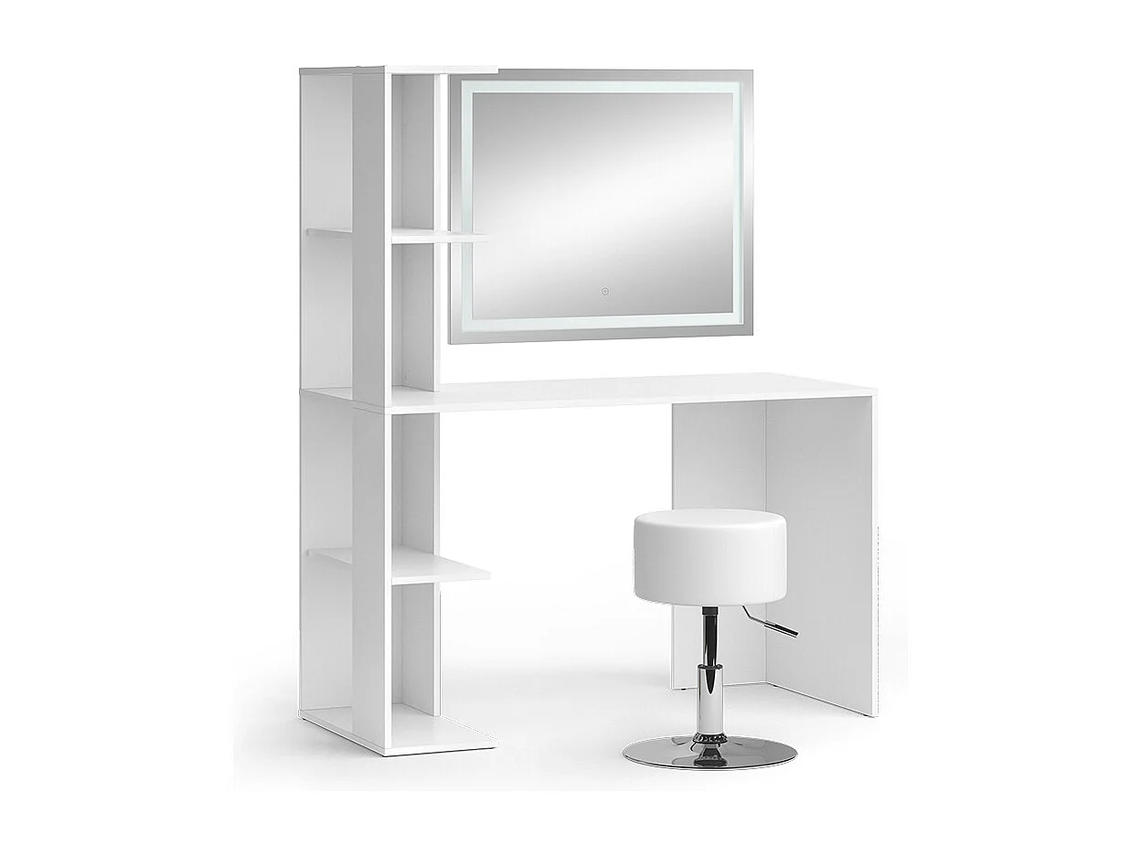 Tvättställsbord vit 122.2x55.2x75.8 tower