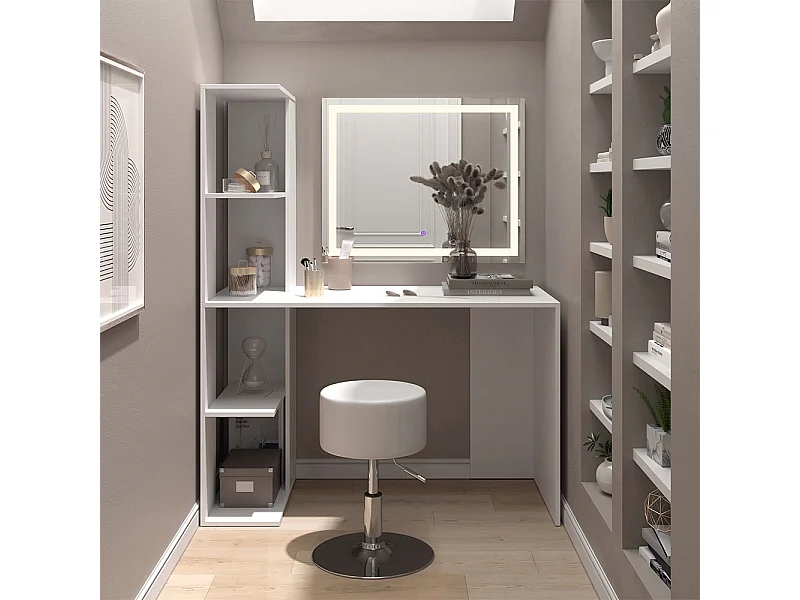 Kaptafel wit 122.2x55.2x75.8 tower