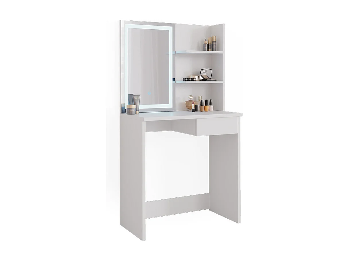 Coiffeuse blanc 75x40x141 dekos