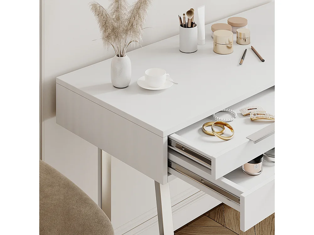 Schminktisch weiß 120x50x79 alexia