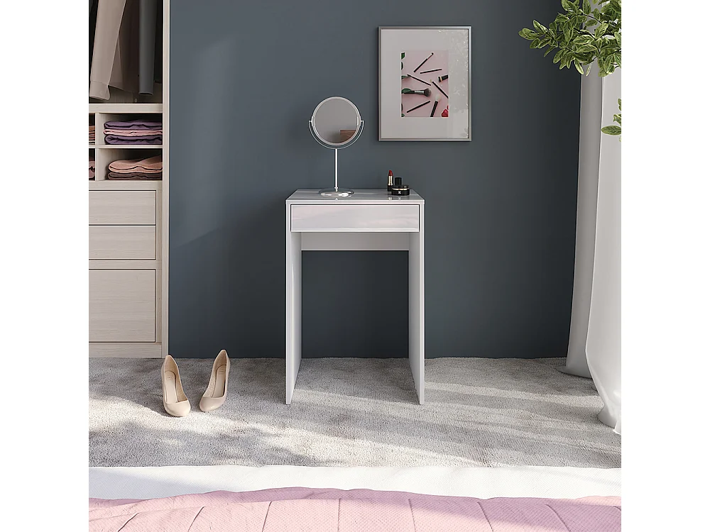 Vanity white/white high gloss 51.4x50.1x76 sherry