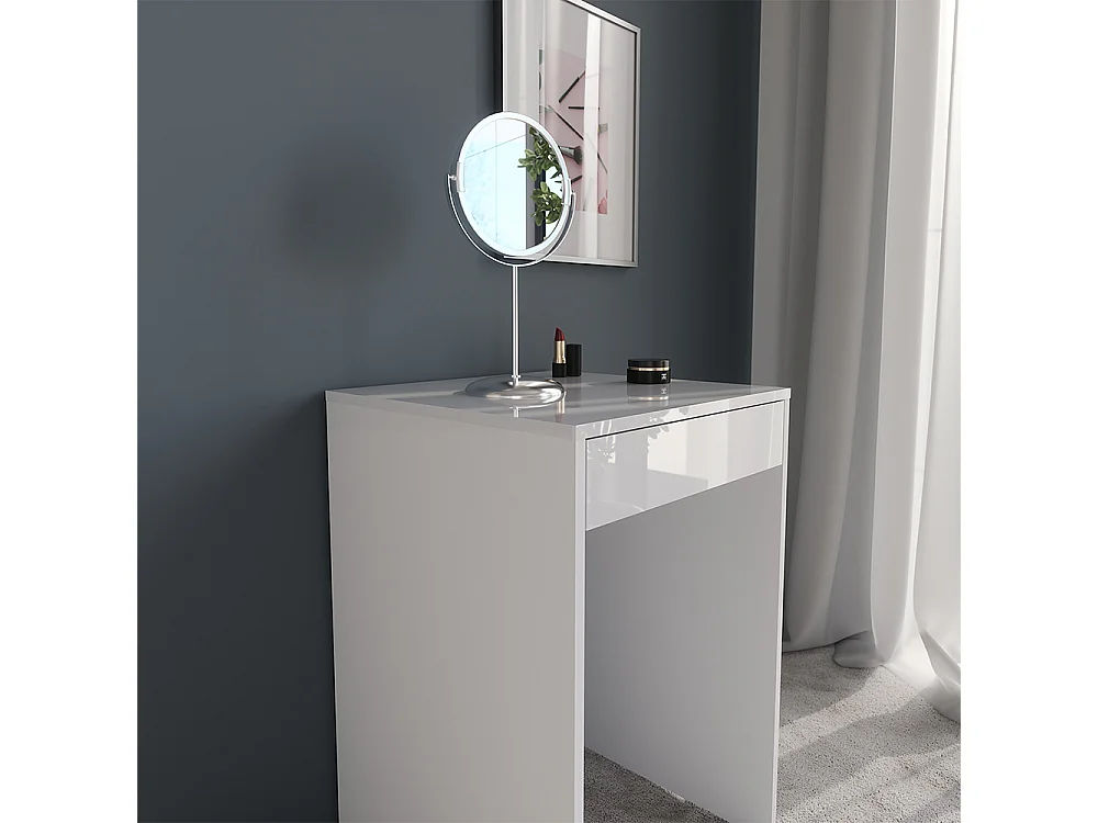 Vanity white/white high gloss 51.4x50.1x76 sherry