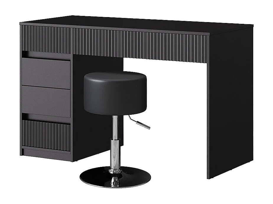 Tocador negro 120x55x76 omira