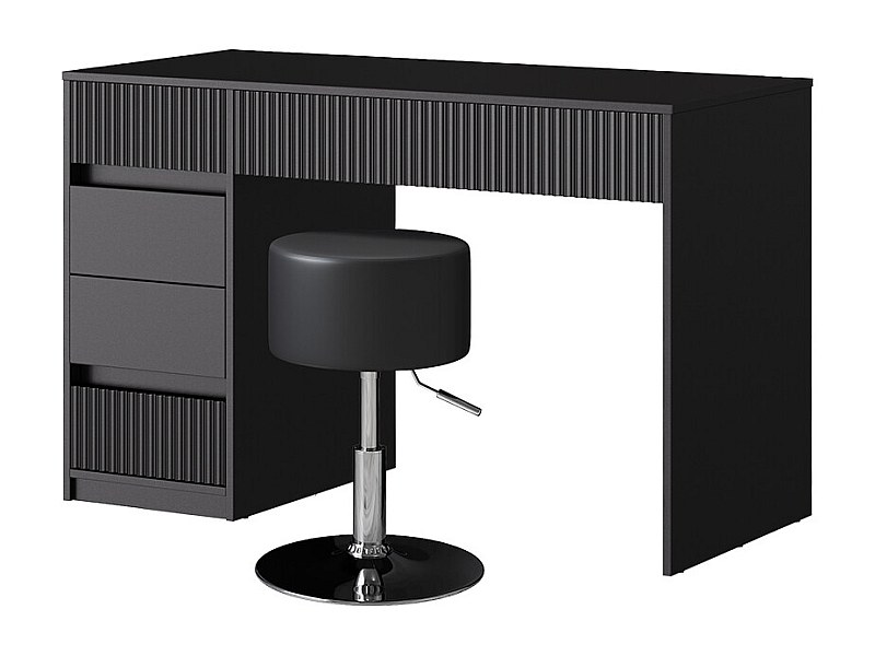 Dressing table black 120x55x76 omira