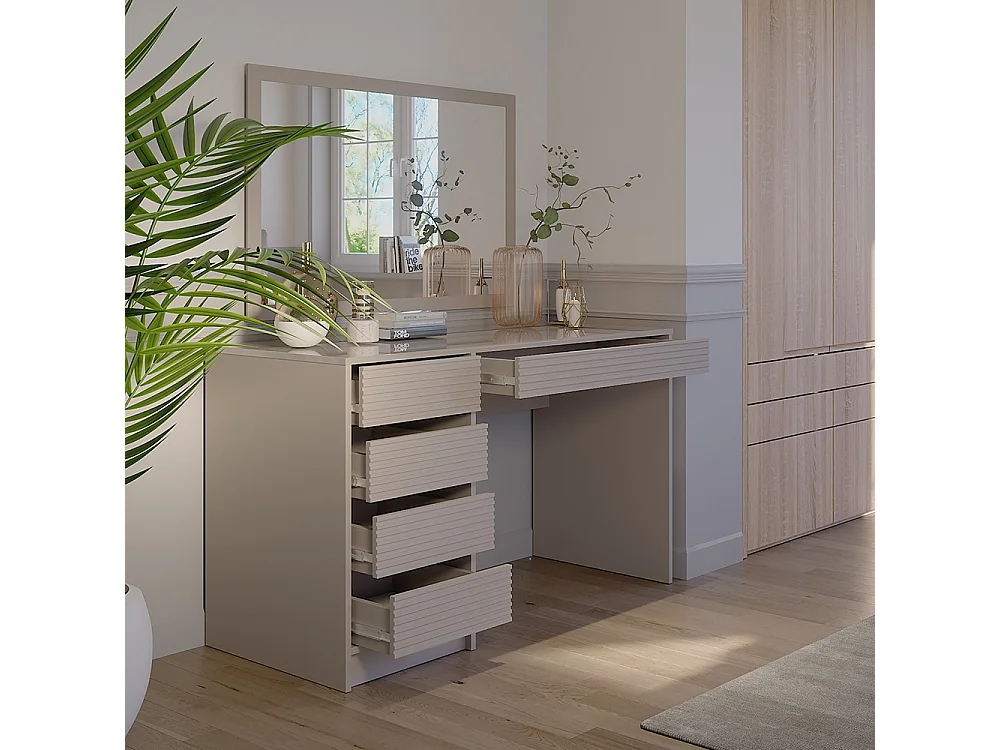 Coiffeuse cachemire 120x55x75 sherry