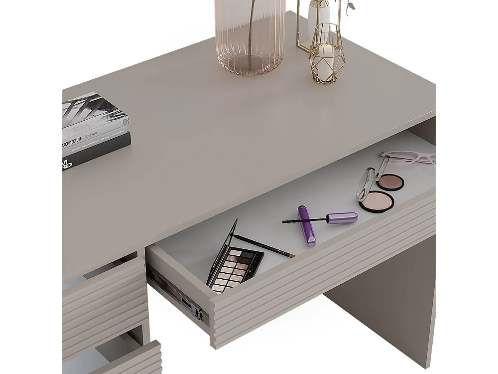 Coiffeuse cachemire 120x55x75 sherry