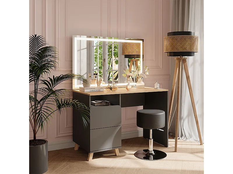 Tocador antracita/artisan 110x55x75 karen