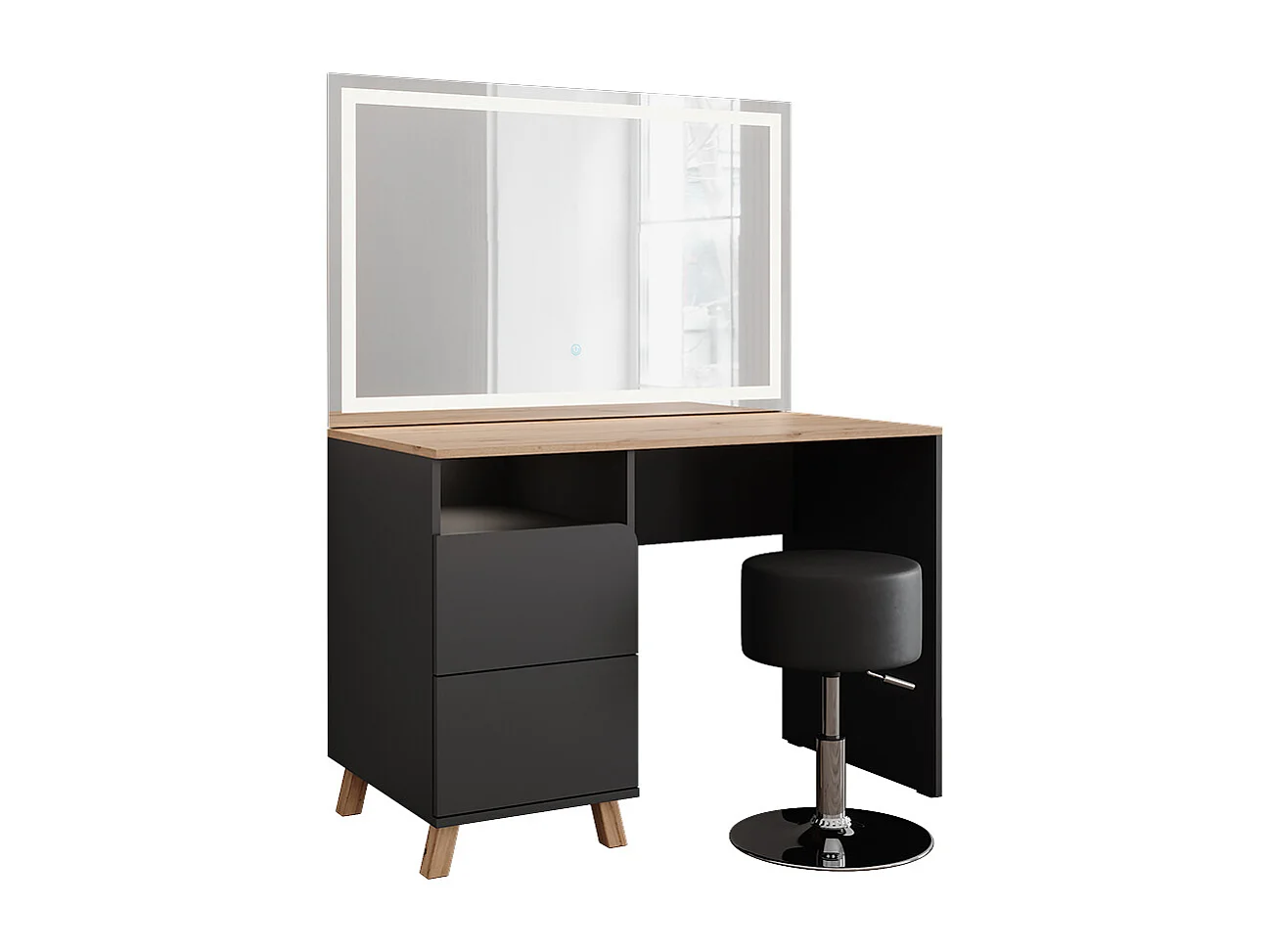 Vanity table anthracite/artisan 110x55x75 karen