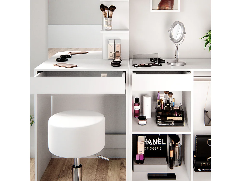 Tocador blanco 140x40x140 isabelle