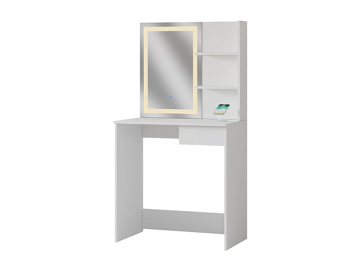 Coiffeuse blanc 75x40x141 dekos