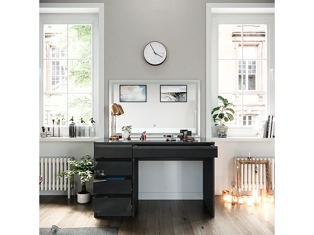 Vanity table anthracite 120x55x75 sherry