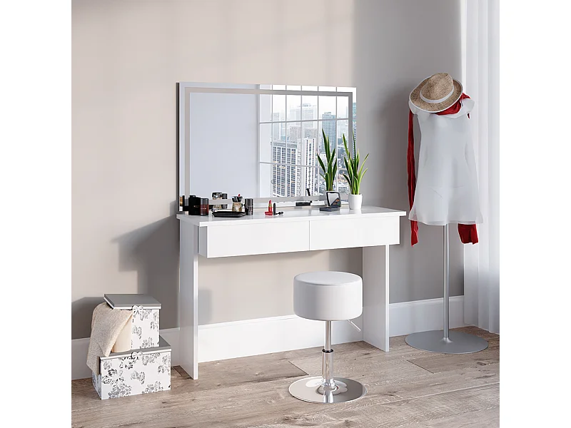 Tocador blanco 120x40x83 azur