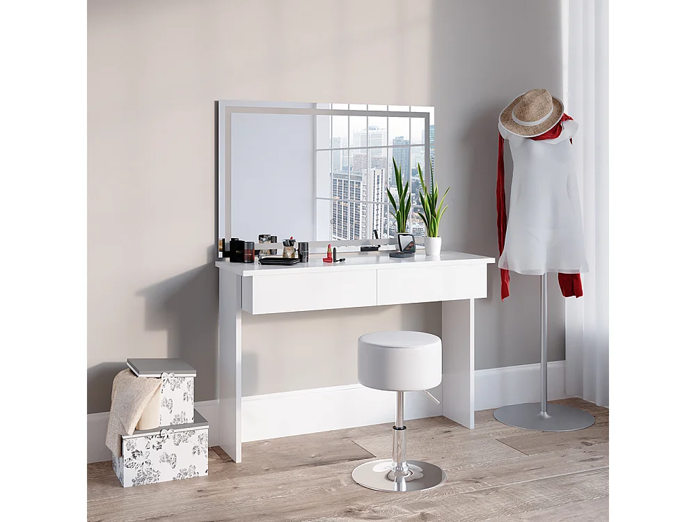 Tocador blanco 120x40x83 azur