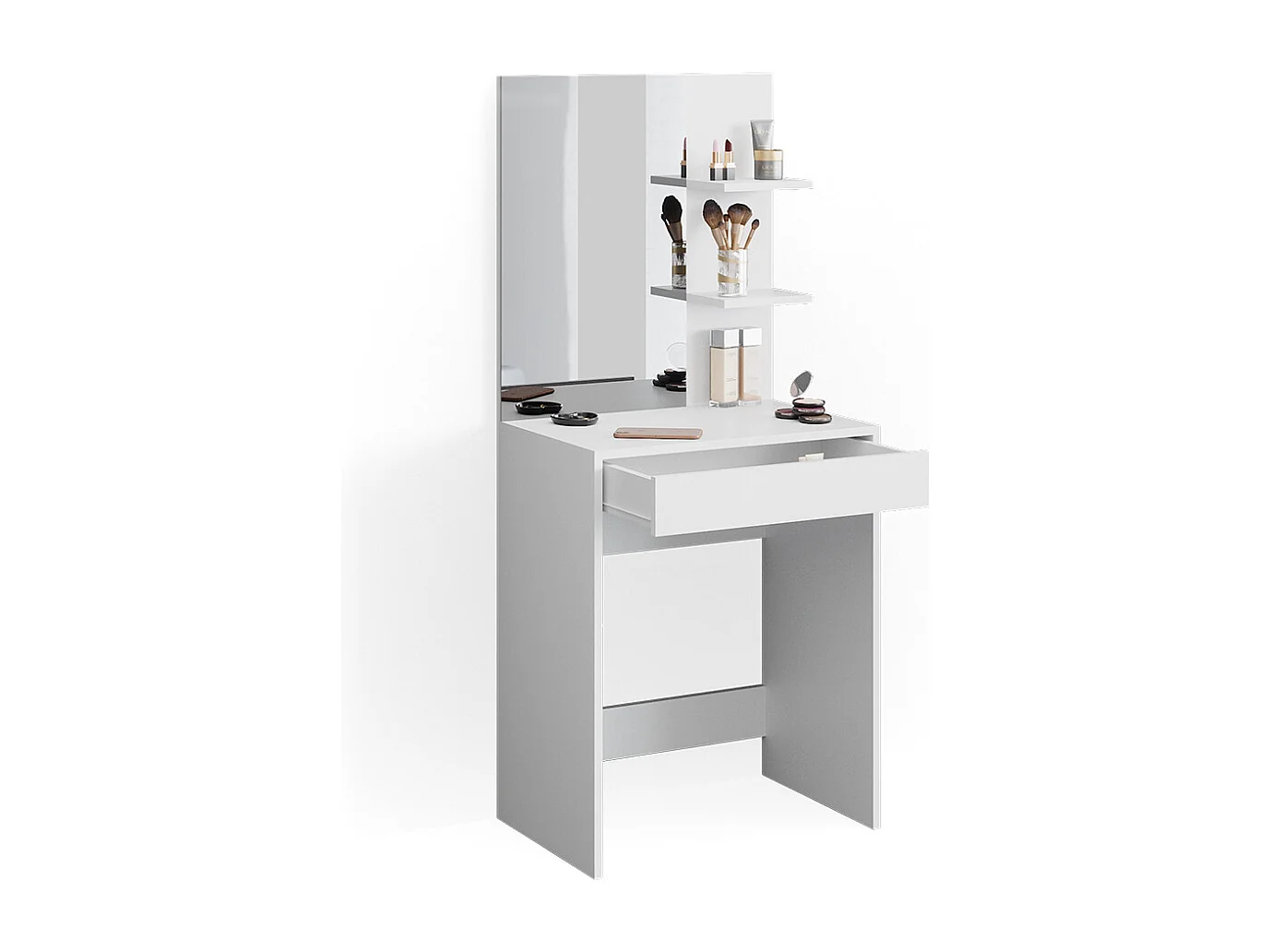 Coiffeuse blanc 60x40x140 isabelle