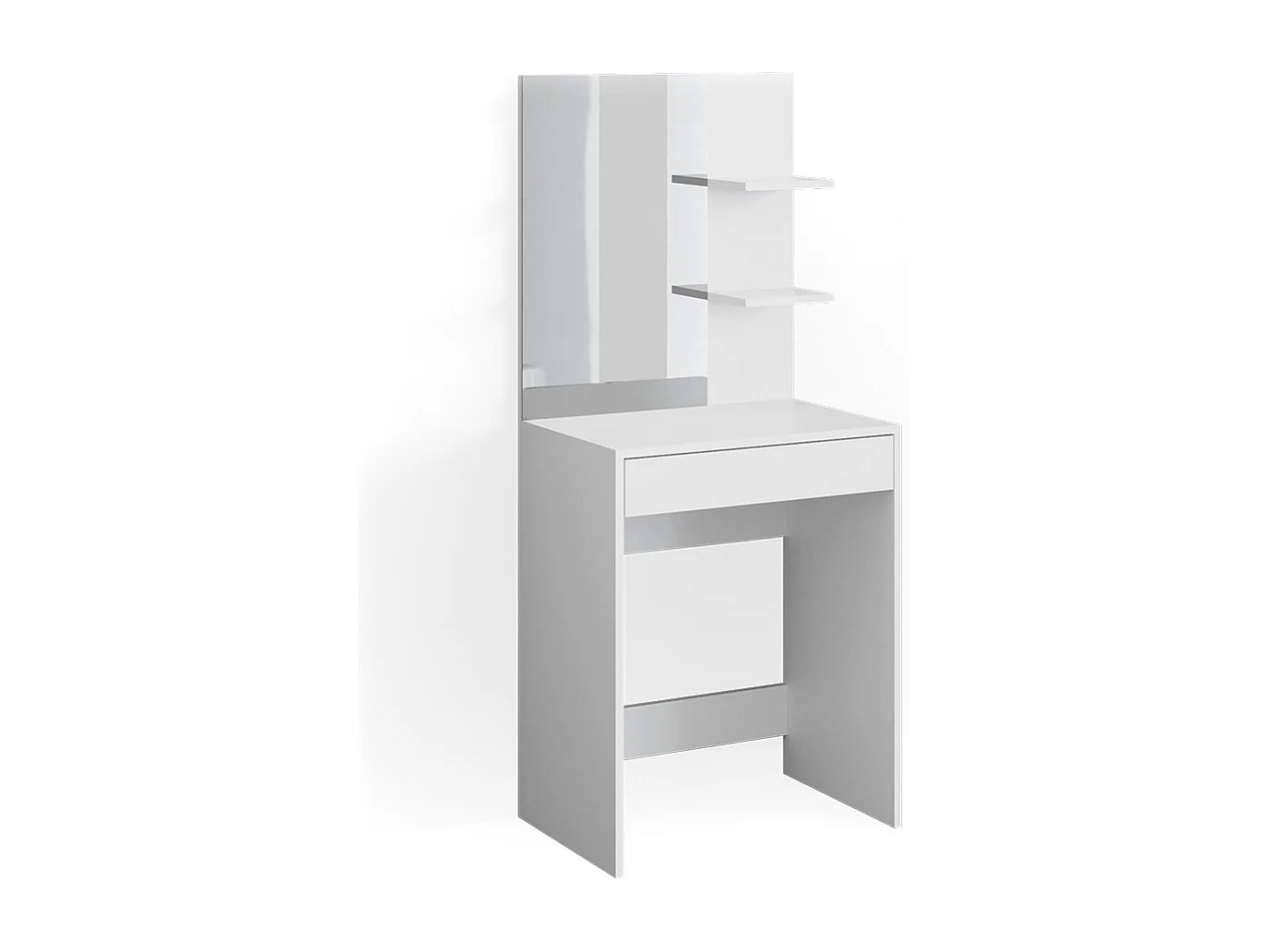 Coiffeuse blanc 60x40x140 isabelle