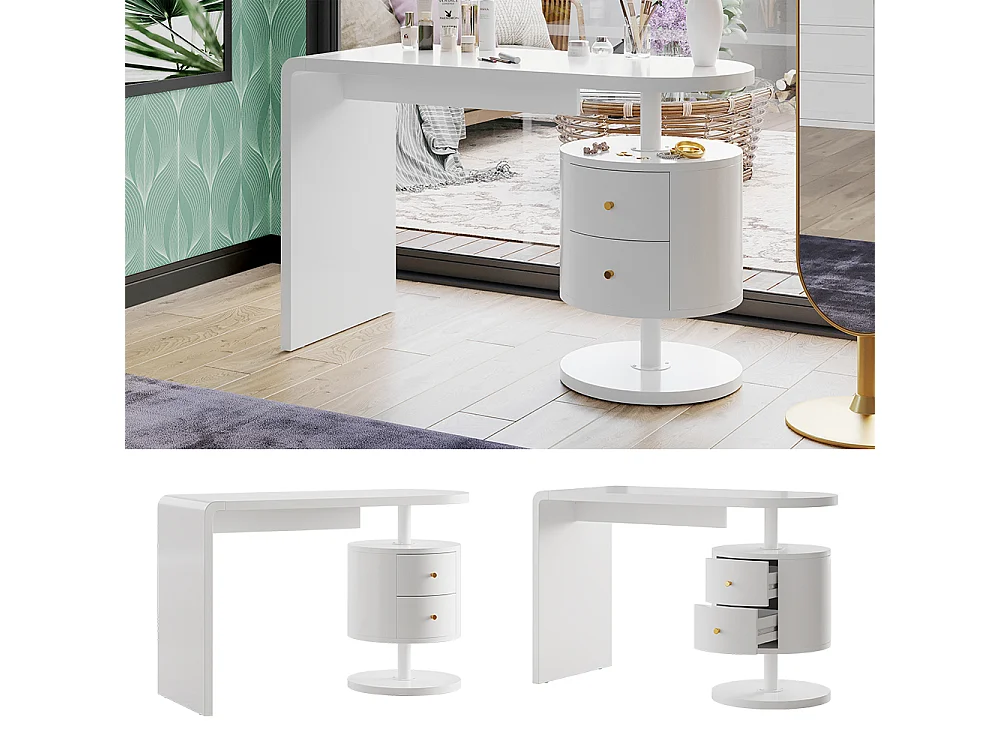 Vanity white 120x50x76 lara