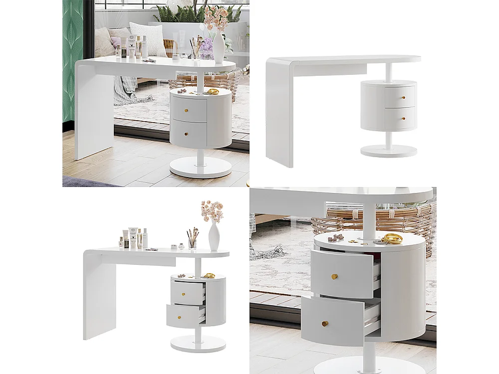 Vanity white 120x50x76 lara