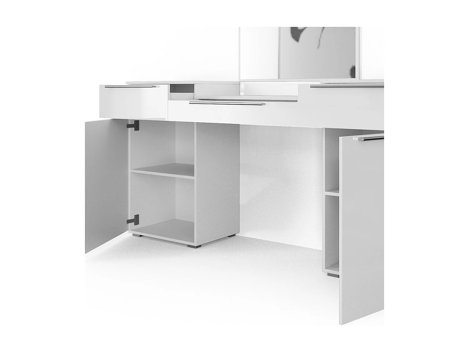 Schminktisch weiß 190x39x90 lilli