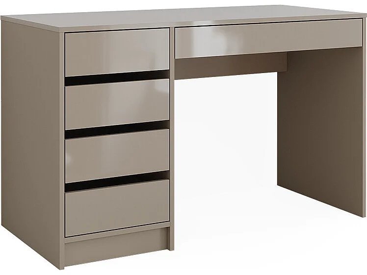 Coiffeuse gris brillant 120x55x75 sherry