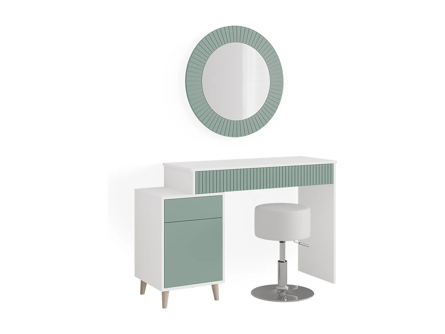 Coiffeuse vert 120x40x77.2 arles