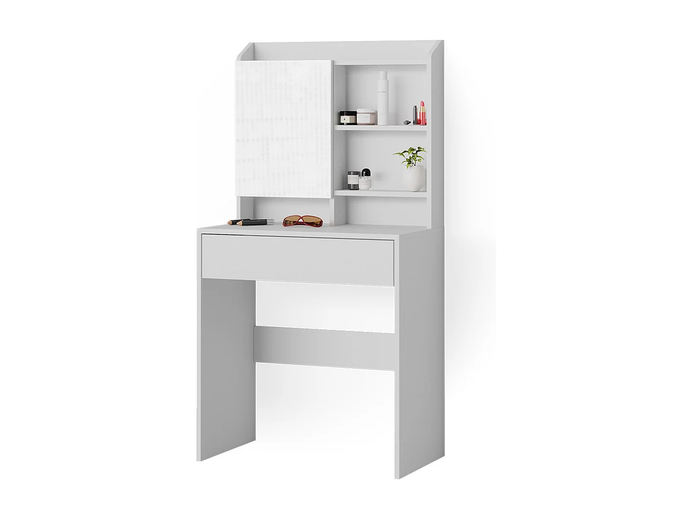 Vanity table white 70x40x136 laura