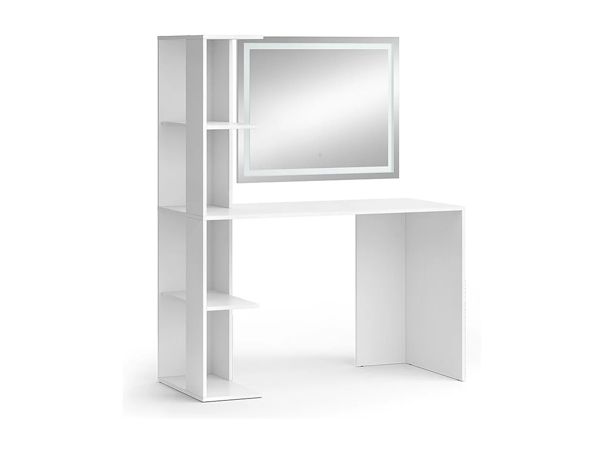 Coiffeuse blanc 122.2x55.2x75.8 tower