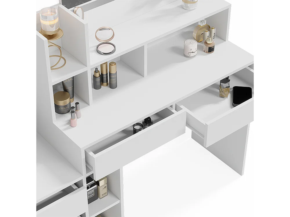 Tocador blanco 139.8x40x115 anja