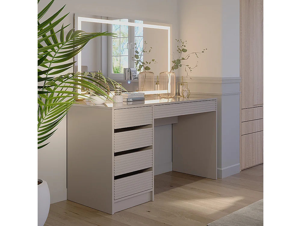 Coiffeuse cachemire 120x55x75 sherry