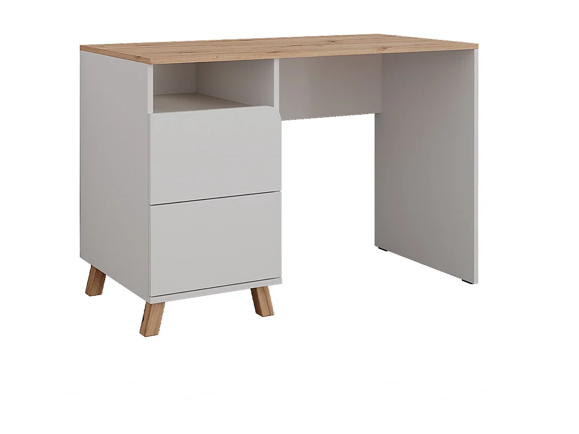 Mesa de maquillaje blanco/artesano 110x55x75 karen