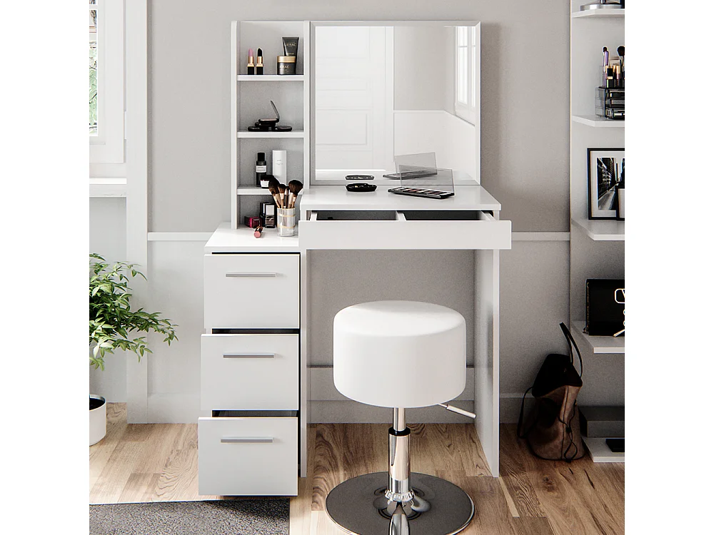 Tocador blanco 80x40x127.4 meryl